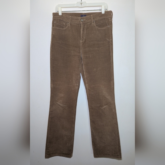 NYDJ Bootcut Tan Corduroy Pants with Lift Tuck Technology Stretch Women's Size 8 - Picture 1 of 7